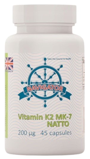 Navigator, Witamina K2 MK-7 200 μg, 45 kaps.