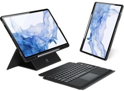 Dux Ducis Etui z klawiaturą Bluetooth (DK Series) do Galaxy Tab S8 Plus/ Tab S7 Plus/ Tab S7 FE, czarne