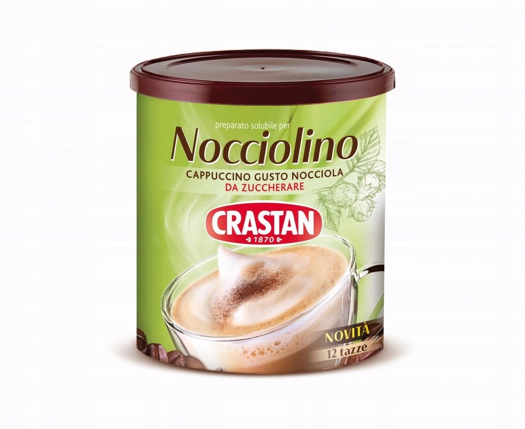 CRASTAN CAPPUCINO NOCCIOLA Kawa cappuccino orzechowe bez cukru 150 g
