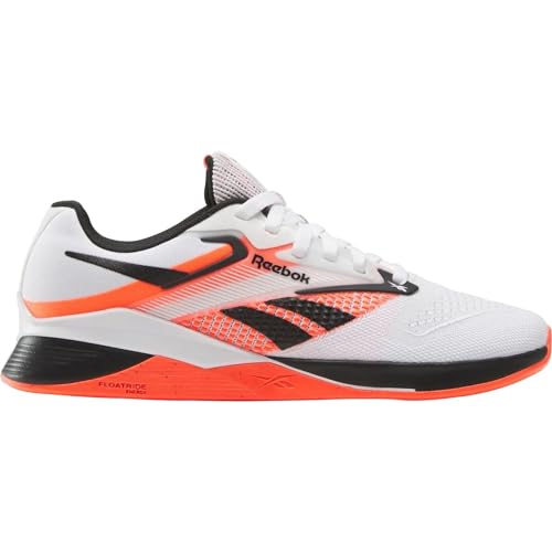 Reebok Nano X4, trampki damskie, Ftwwht/czarny/ORGFLA, 43 EU, Ftwwht Black Orgfla, 43