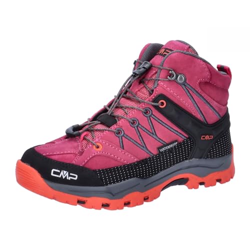 CMP Kids Rigel Mid Trekking Shoes WP, Fuxia, 30 Unisex-Dzieci, UE, Fuxia, 30 EU