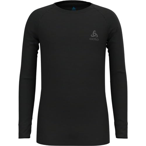 Odlo Merino 200 Kids Undershirt, Czarny, 116 Unisex dzieci, czarny, 116