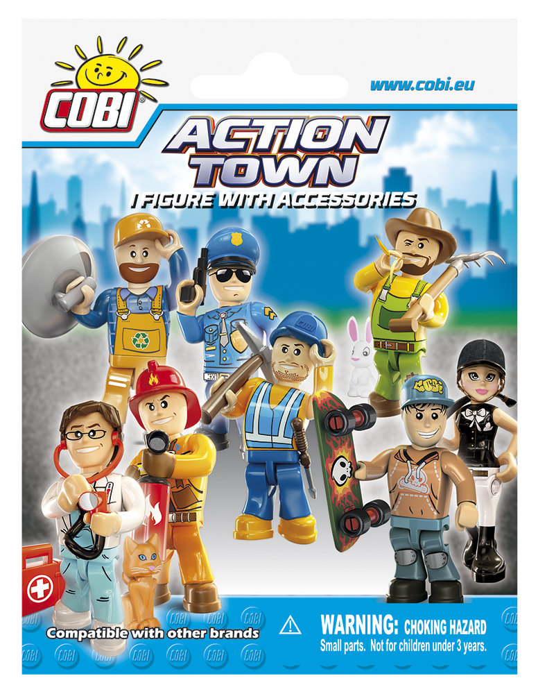 COBI Action Town figurka z akcesoriami 1852