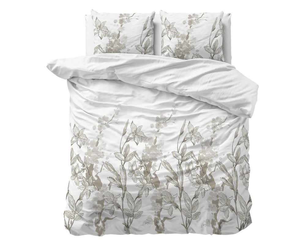 200x220 FLYNN biały  mix bawełny  kpl pościeli