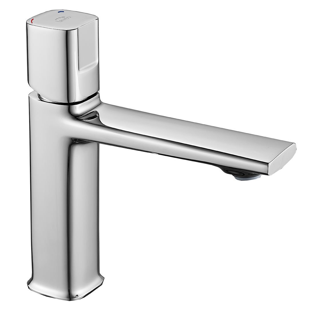 Bateria umywalkowa Laveo Tores chrom połysk BVT_022D