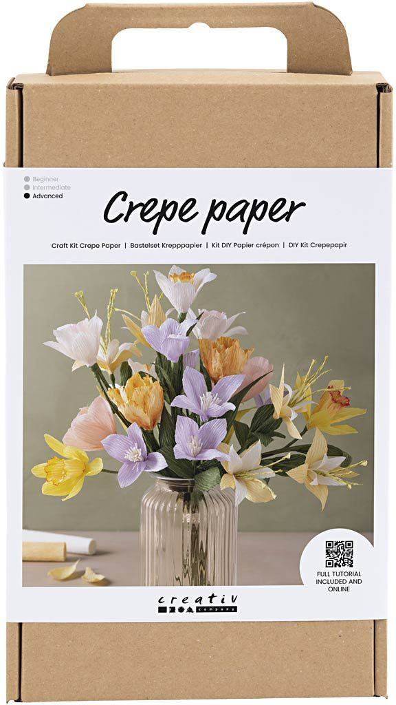 Zestaw do tworzenia kwiatów Creativ Company Crepe Paper (5712854613989)