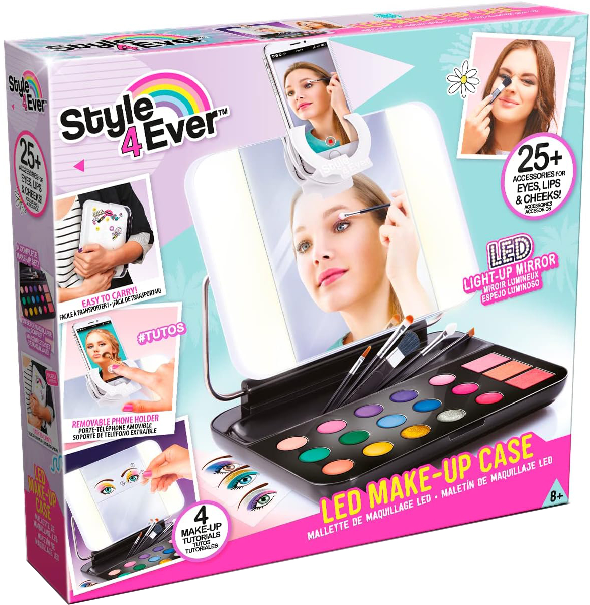 Zestaw do makijażu Style 4 Ever Led Make Up Case (3555801287619)