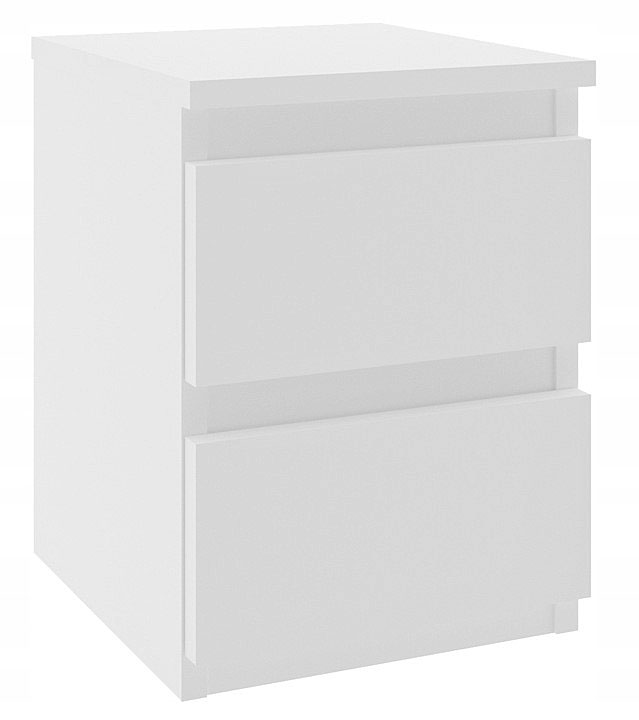 Biała minimalistyczna szafka nocna P6-K27