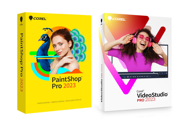 PaintShop® Pro 2023+ VideoStudio® 2023 bundle - lic. wiecz., elektr.