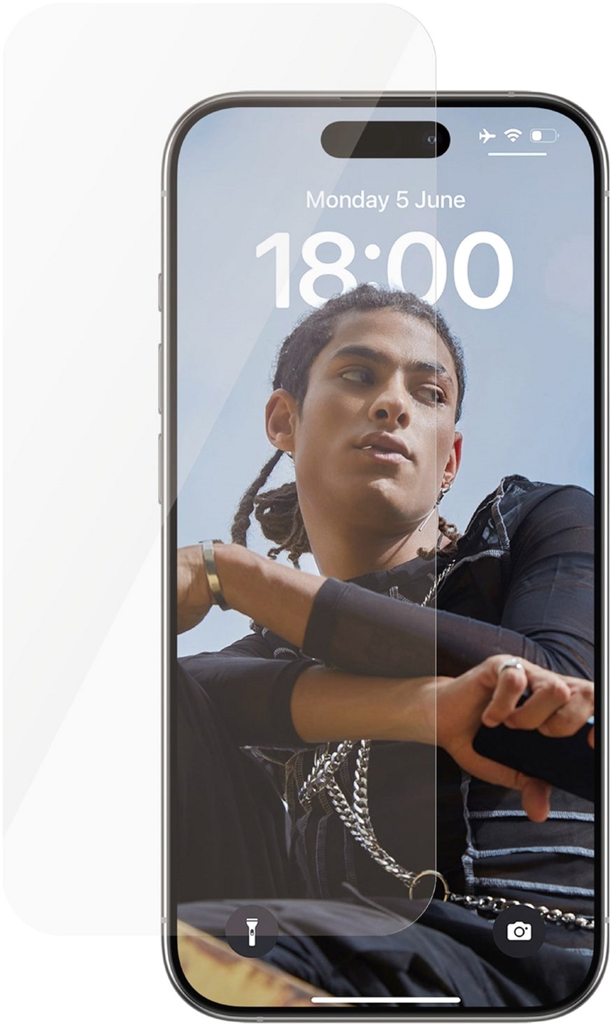 Szkło hartowane PanzerGlass Safe Screen Protector do Apple iPhone 15 Pro Ultra-Wide Fit (SAFE95535)