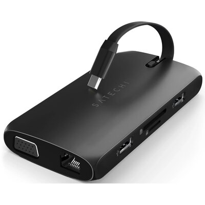 Satechi - Usb-C On-The-Go Multiport Adapter Czarny