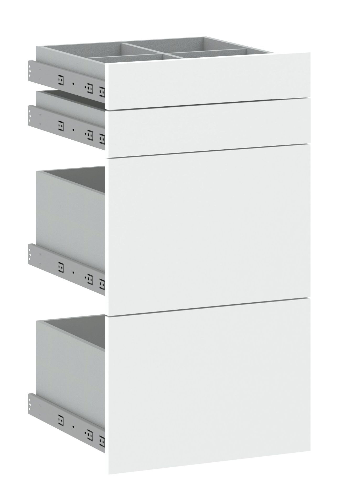 Szuflady Zewnętrzne Wysokie Vesti 1D Typ 87 Biały 5003058/Bsr