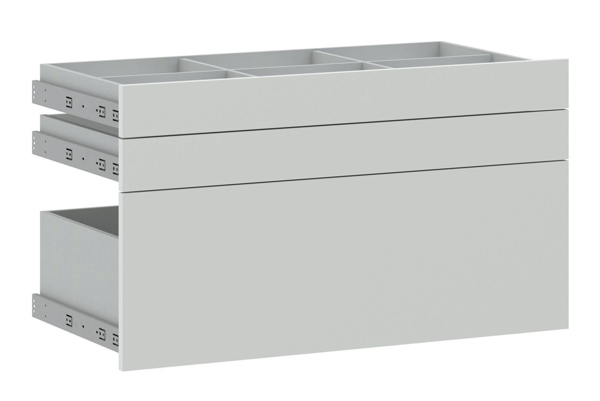 Szuflady Zewnętrzne Niskie Vesti 2D Typ 82 Jasny Szary 5003070/Jssr