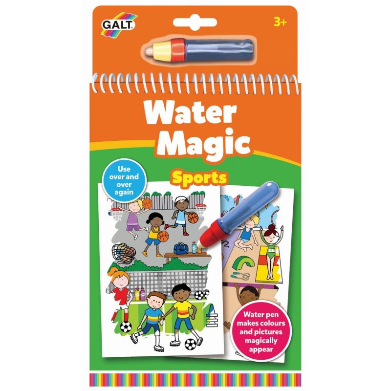 Kolorowanka wodna Galt Water Magic Sport (5011979626332)
