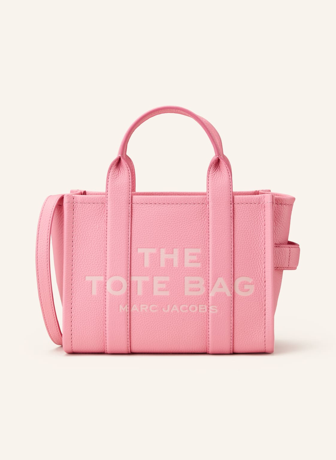 Zdjęcia - Torebka damska Marc Jacobs Torba Shopper The Small Tote Bag Leather pink 