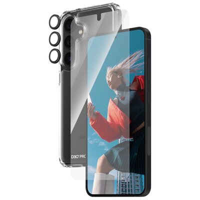 Etui PANZERGLASS Hardcase do Samsung Galaxy S24 + Szkło Ultra-Wide Fit + Camera Lens