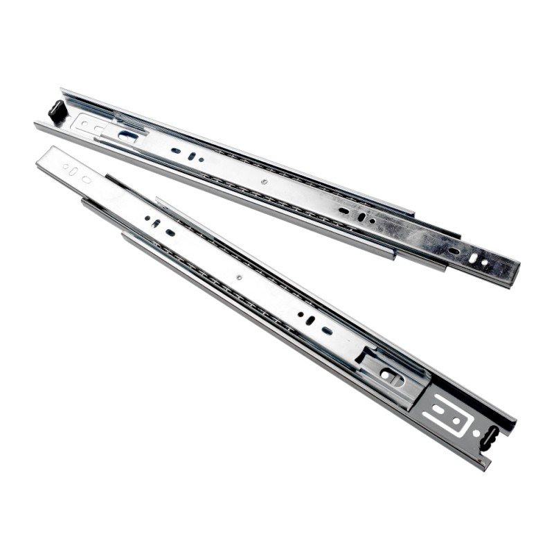 PROWADNICA MEBLOWA KULKOWA DO SZUFLAD PEŁNY WYSUW AMIX - DB/45 H-45 L-400 MM komplet