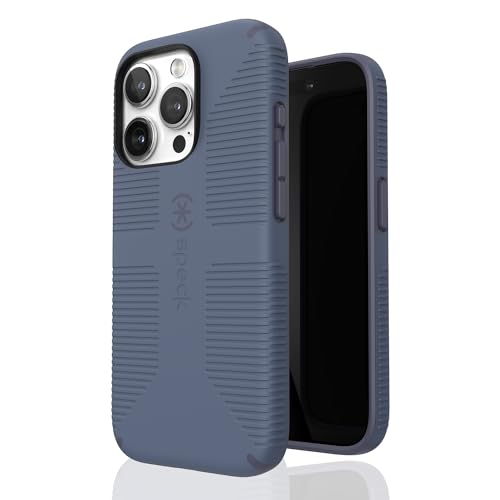 Speck Etui na iPhone'a 15 Pro - stworzone dla MagSafe, uchwyt chroniący przed upadkiem - odporne na zarysowania, miękkie w dotyku, etui na telefon 6,1 cala - uchwyt CandyShell tajemniczy