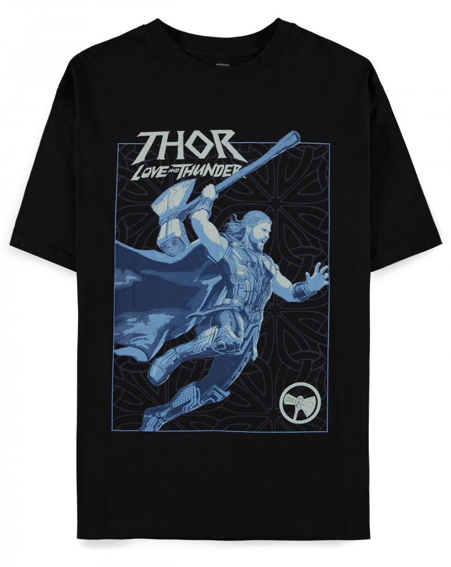 Koszulka dámské Thor: Love and Thunder - Blue Thor Oversized (rozmiar L)