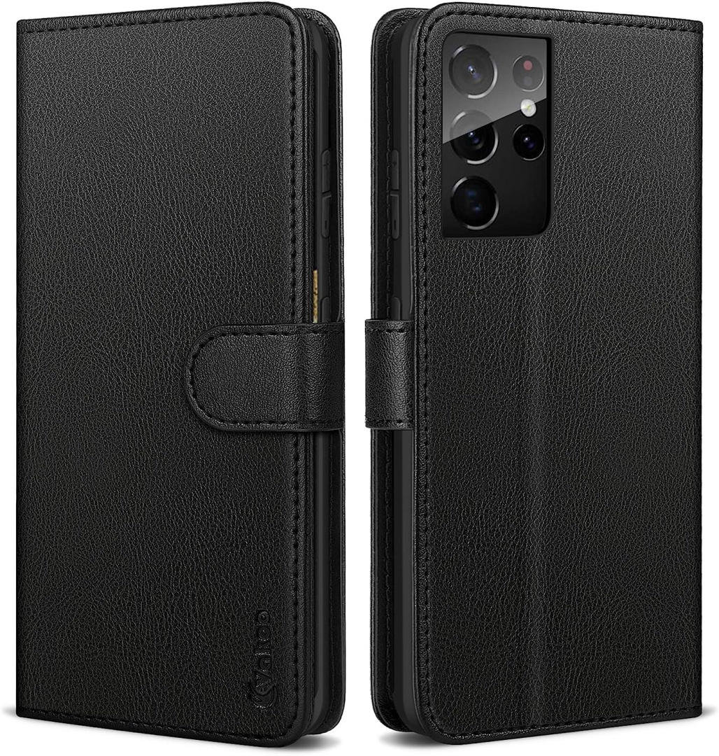 Etui Pokrowiec z Klapką do Samsung Galaxy S21 Plus 5G czarny