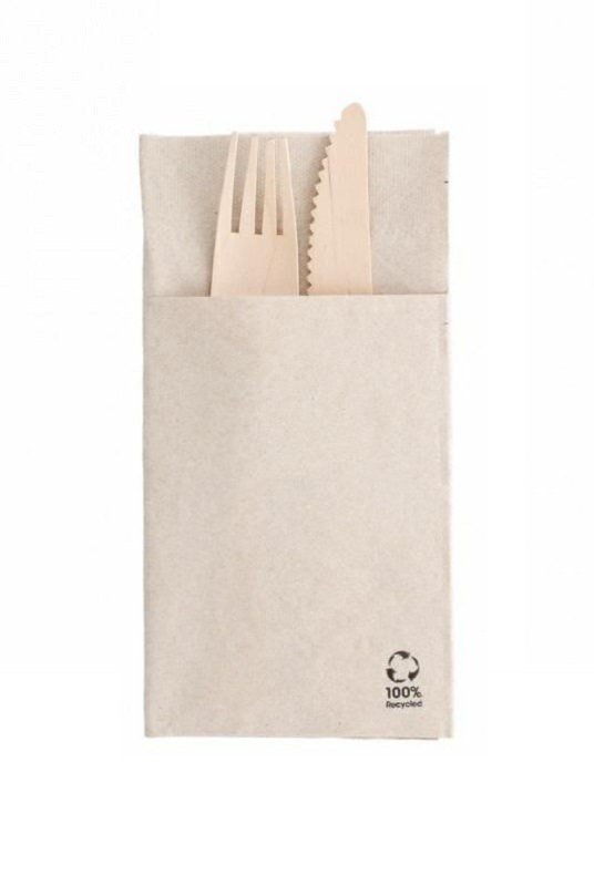 Etui na sztućce Feel Green 50 szt.