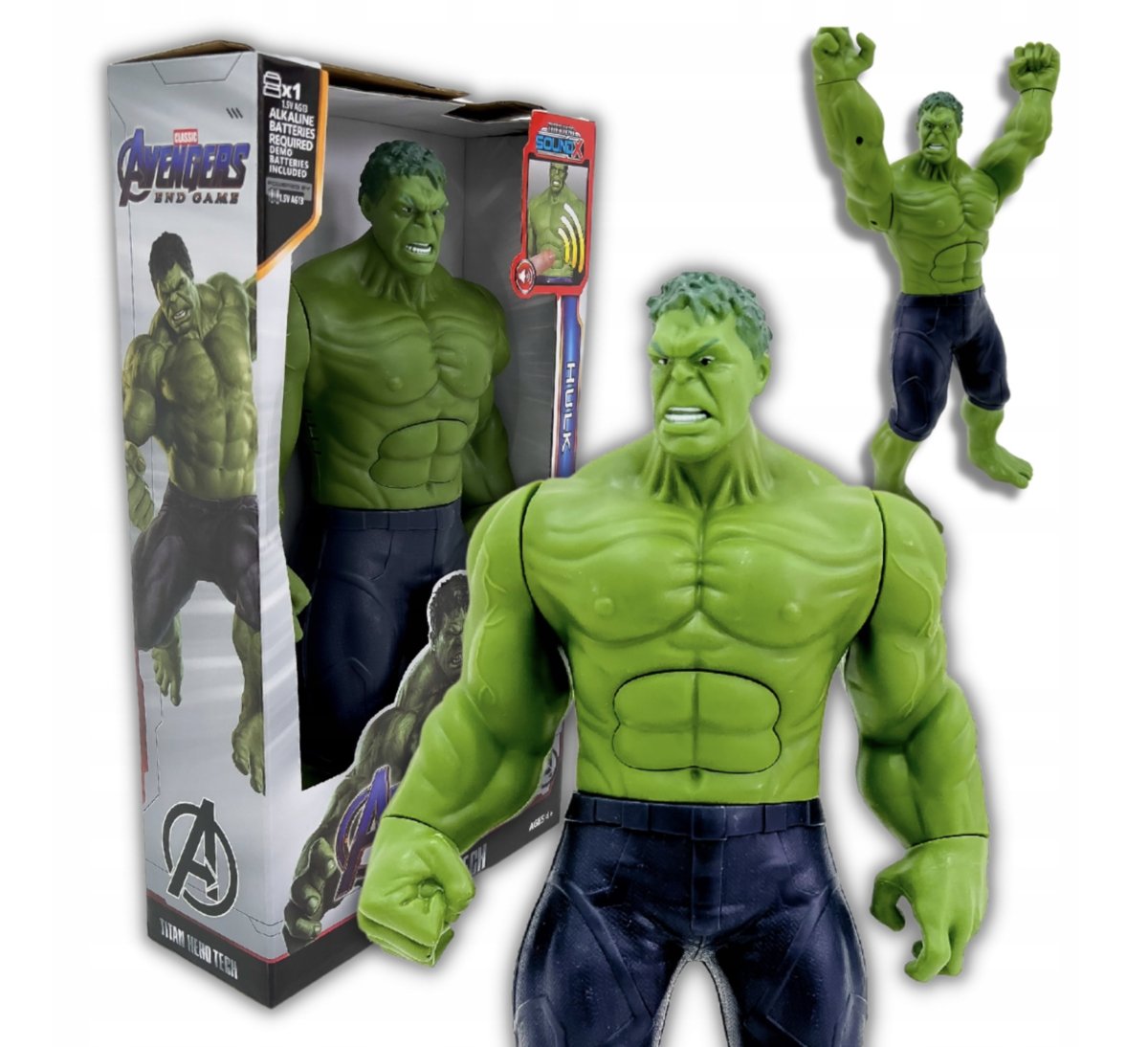 AVENGERS INTERAKTYWNA FIGURKA HULK 30cm