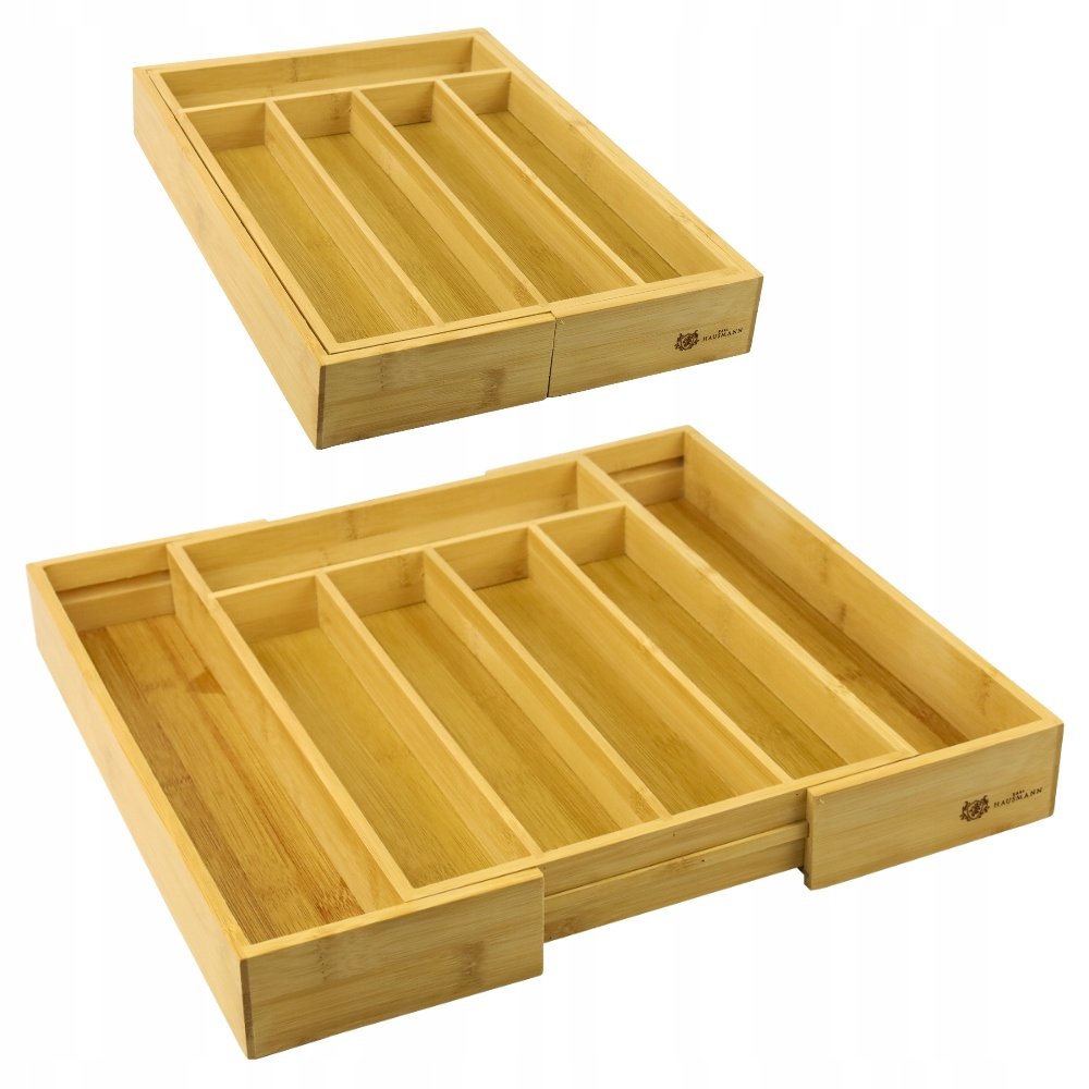 ORGANIZER WKŁAD do SZUFLADY ORGANIZER WKŁAD na SZTUĆCE BAMBUSOWY 36cm