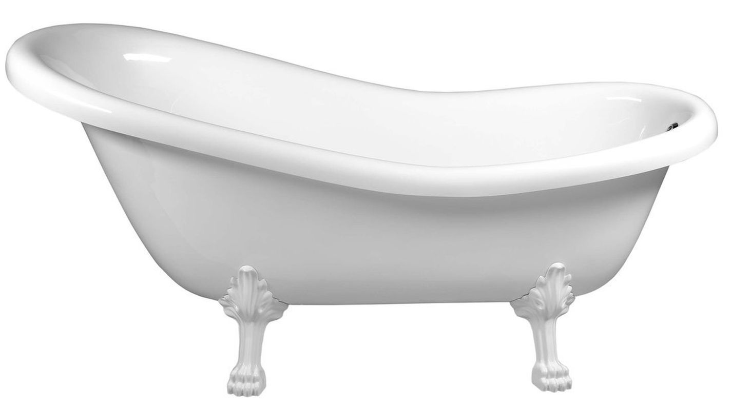 Polysan Retro Wanna wolnostojąca 147x69,5 cm biała 85336