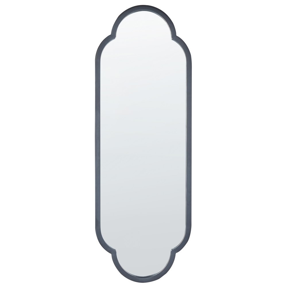 Lustro ścienne metalowe 36 x 102 cm czarne TROUY Lumarko!