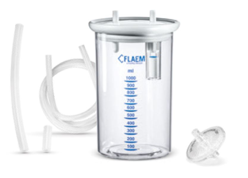 Zestaw akcesoriów do ssaków FLAEM (autoklawowalny pojemnik 1000ml, filtr i dren) Zestaw akcesoriów do ssaków FLAEM (autoklawowalny pojemnik 1000ml, filtr i dren)