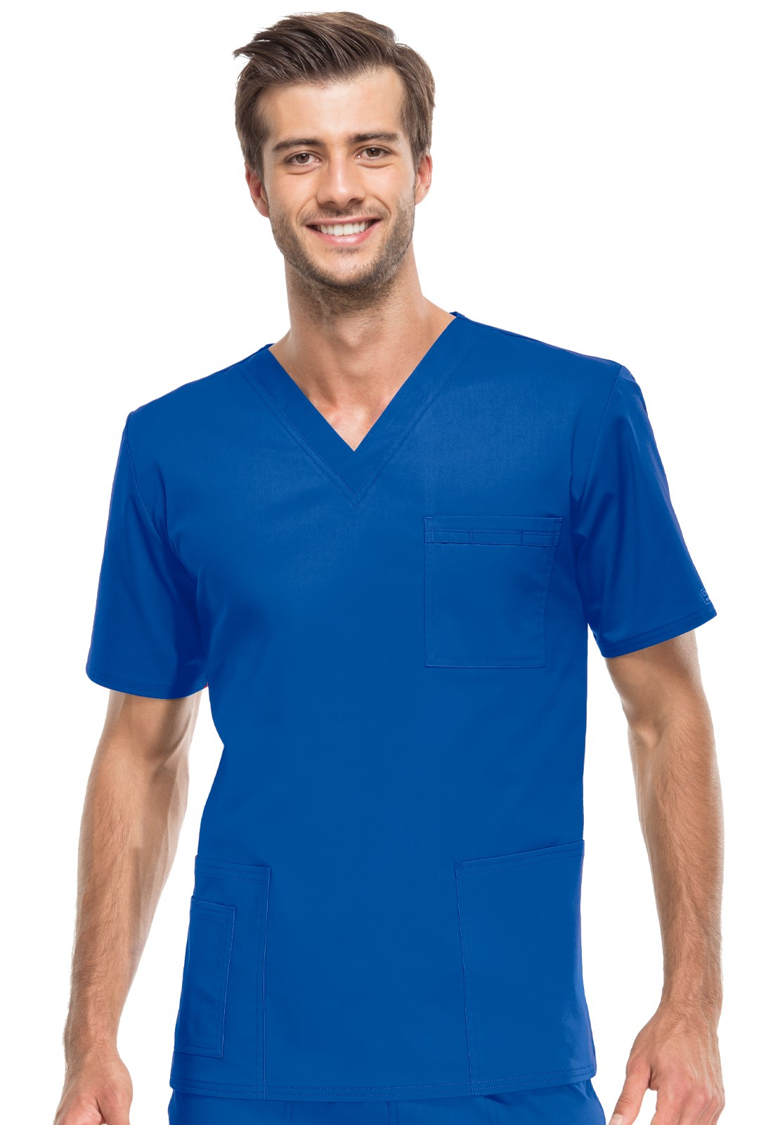 SPI ROZM. L Bluza medyczna męska Core Stretch V-neck Top, Szafir, 4725/ROYW/L