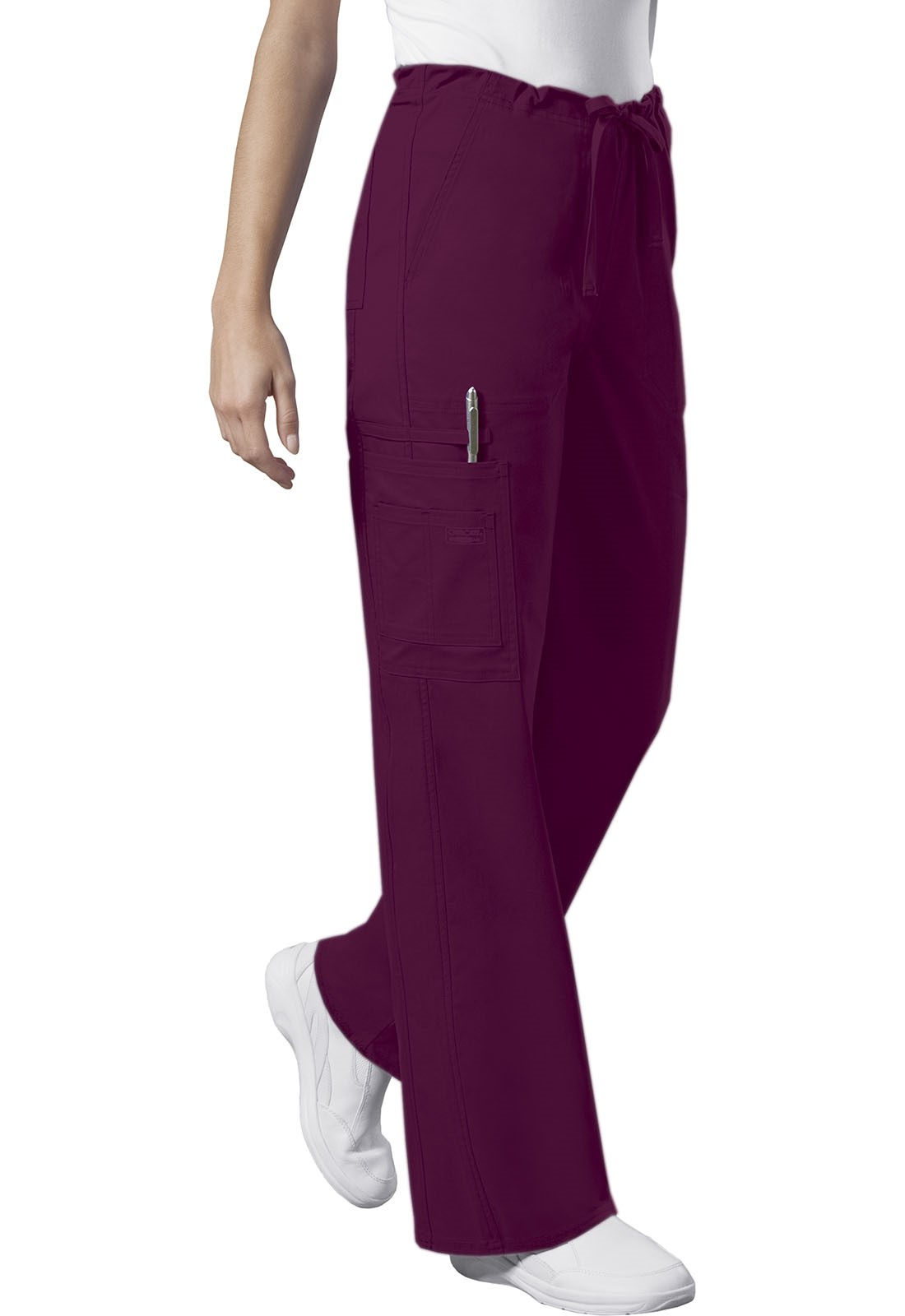 SPI ROZM. M Spodnie medyczne męskie Core Stretch Cargo Pant, Wino, 4043/WINW/M