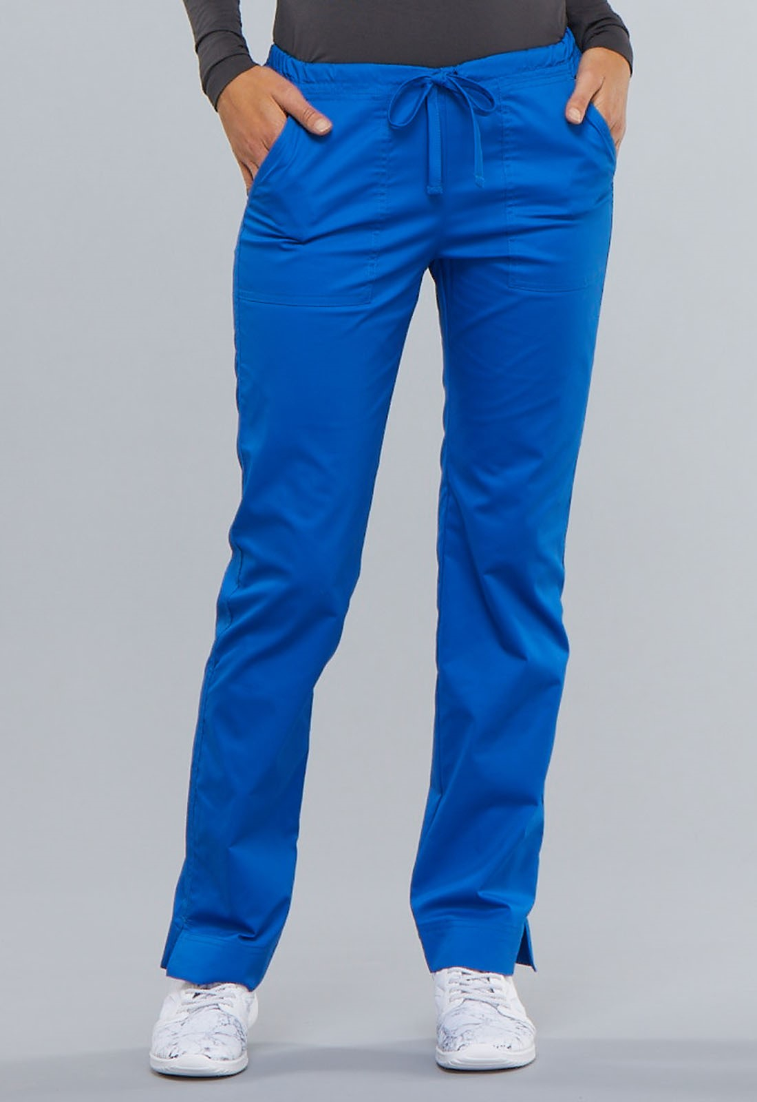 STELO ROZM. XL Spodnie medyczne damskie Mid Rise Slim Drawstring, 4203/ROYW/XL