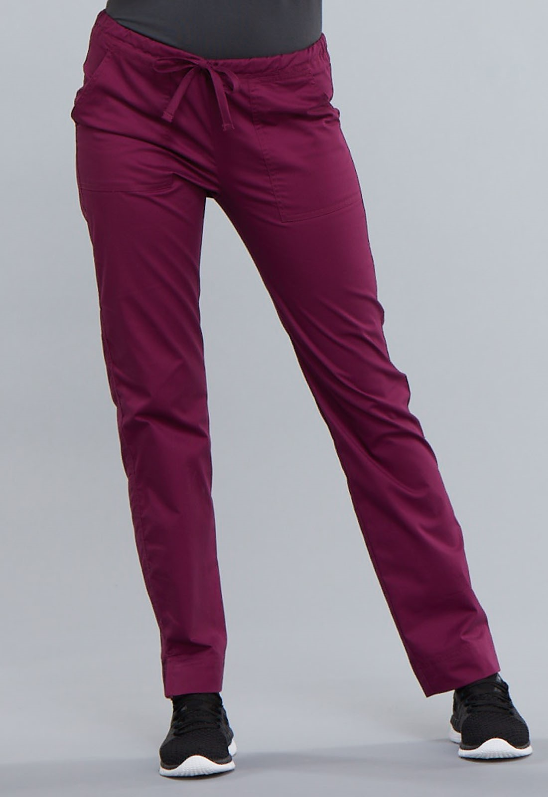 STELO ROZM. XXS Spodnie medyczne damskie Mid Rise Slim Drawstring, 4203/WINW/XXS