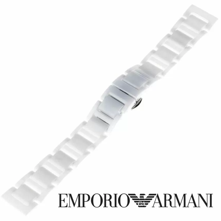 Pasek Emporio Armani - Oryginalna Bransoleta Ceramiczna Do Zegarka Emporio Armani  | OFICJALNY SKLEP | RATY 0% • Zapłać później PayPo • GRATIS WYSYŁKA ZWROT DO 365DNI