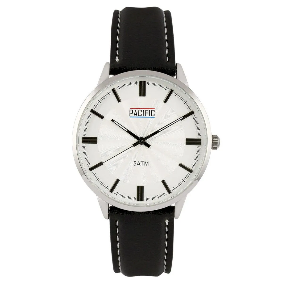 Srebrny męski zegarek na pasku PACIFICX0060-08