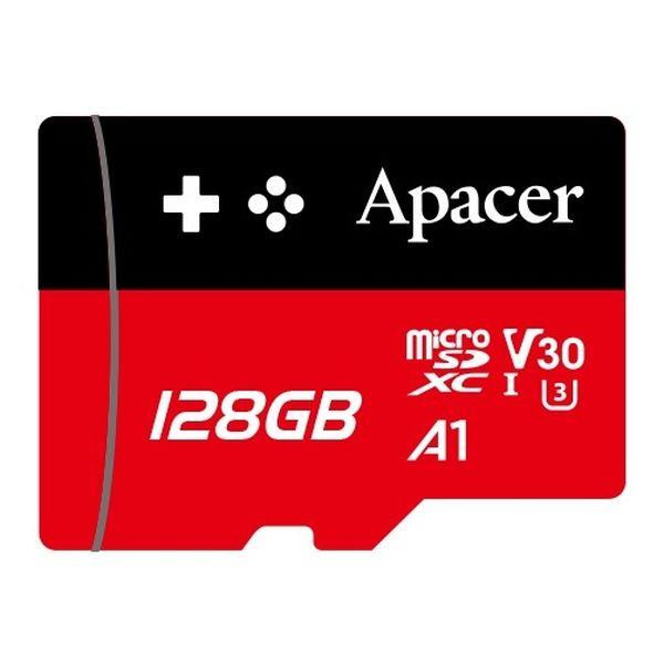 Karta pamięci microsdxc apacer gaming 128gb (100/80 mb/s) class 10 uhs-i u3 v30 a1 AP128GMCSX10U7-RAGC