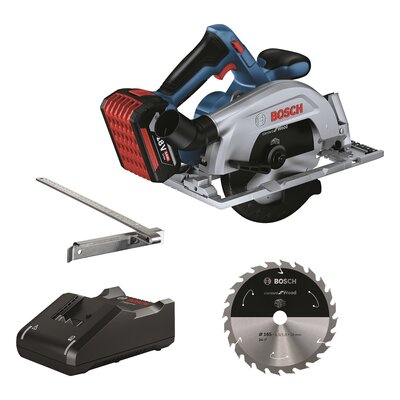 Bosch GKS 185-LI akumulatorowa ręczna pilarka tarczowa 165 mm 18V 1x5,0Ah Li-Ion w kartonie 06016C1223