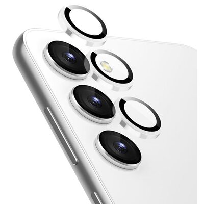 Crong Lens Ring - Szkło hartowane na obiektyw aparatu Samsung Galaxy S24 (przezroczysty)