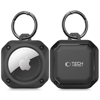 Etui TECH-PROTECT Rough Pro do Apple AirTag Czarny
