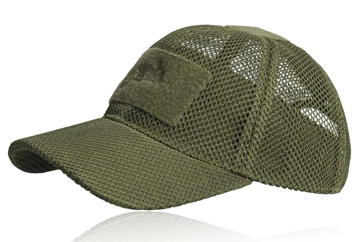 Czapka baseball Helikon-Tex Mesh olive green