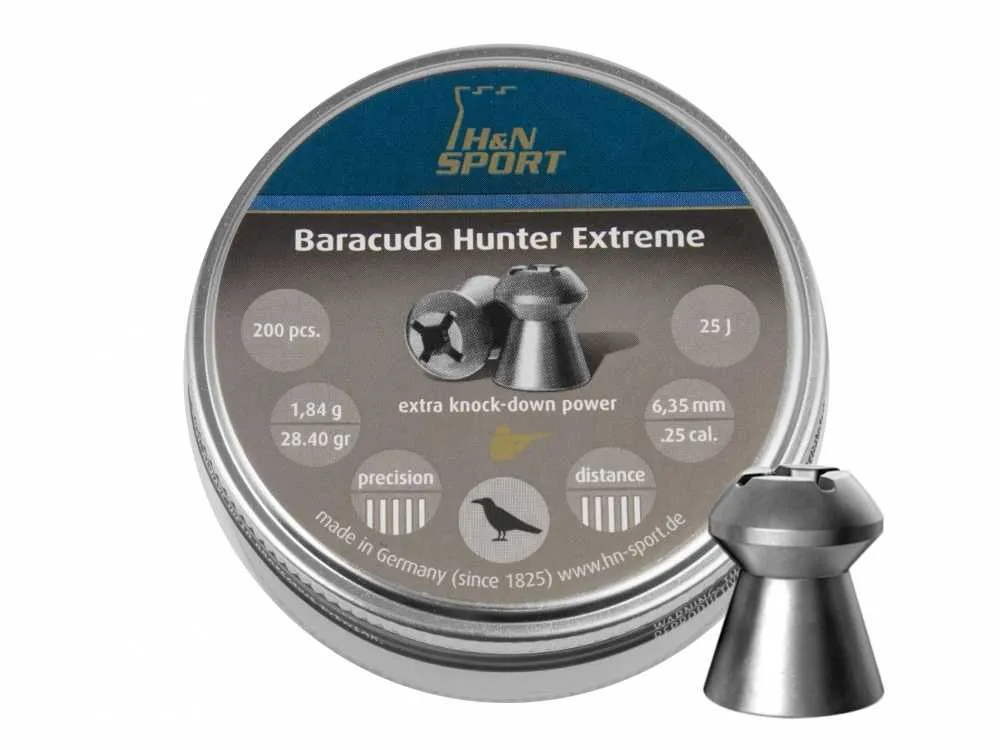 Śrut H&N 5,50mm diabolo Baracuda Hunter Extreme 200 szt