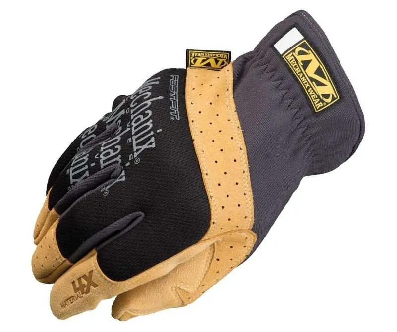 Rękawice Mechanix Wear FastFit Material 4X - Czarne/ Tan