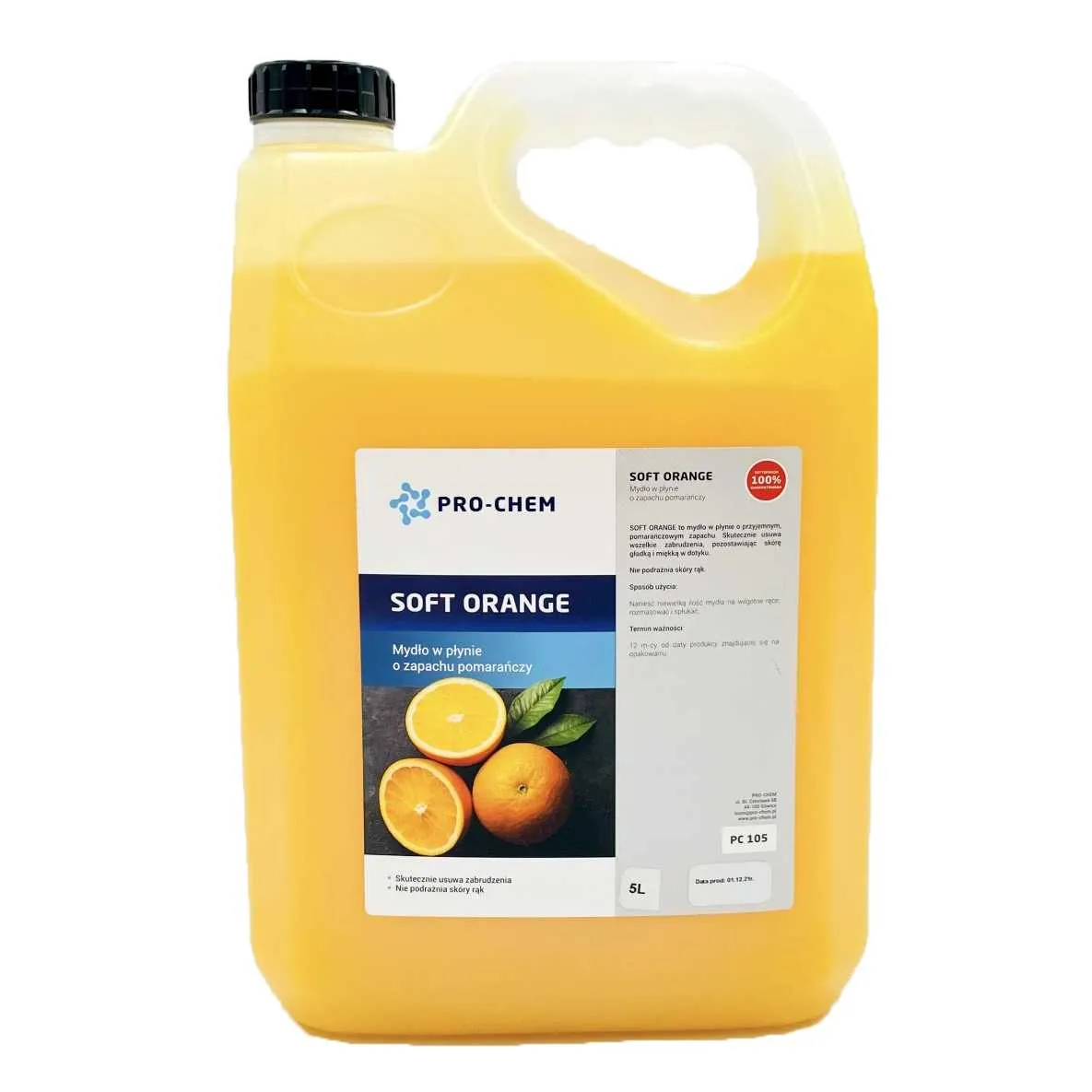 Delikatne mydło w płynie PRO-CHEM SOFT - Pomarańcza 5 L PC105