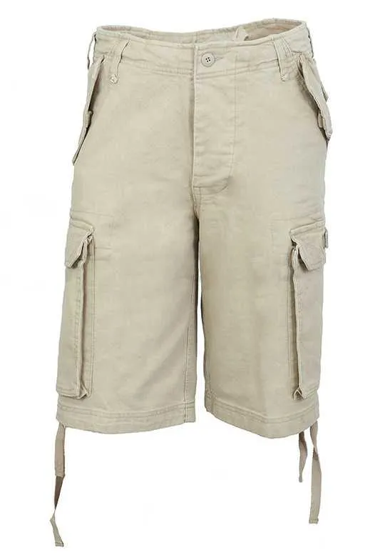 Szorty MIL-TEC Paratrooper Khaki Prewash
