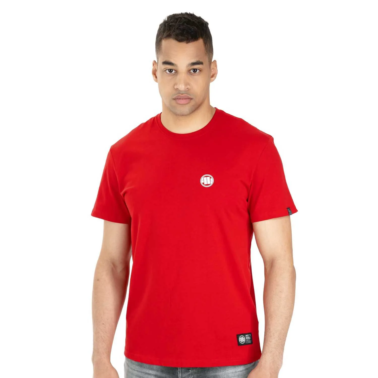 Koszulka Pit Bull Small Logo - Czerwona