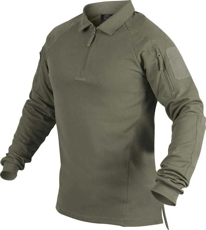 Koszulka Polo z długim rękawem Helikon-Tex RANGE - adaptive green
