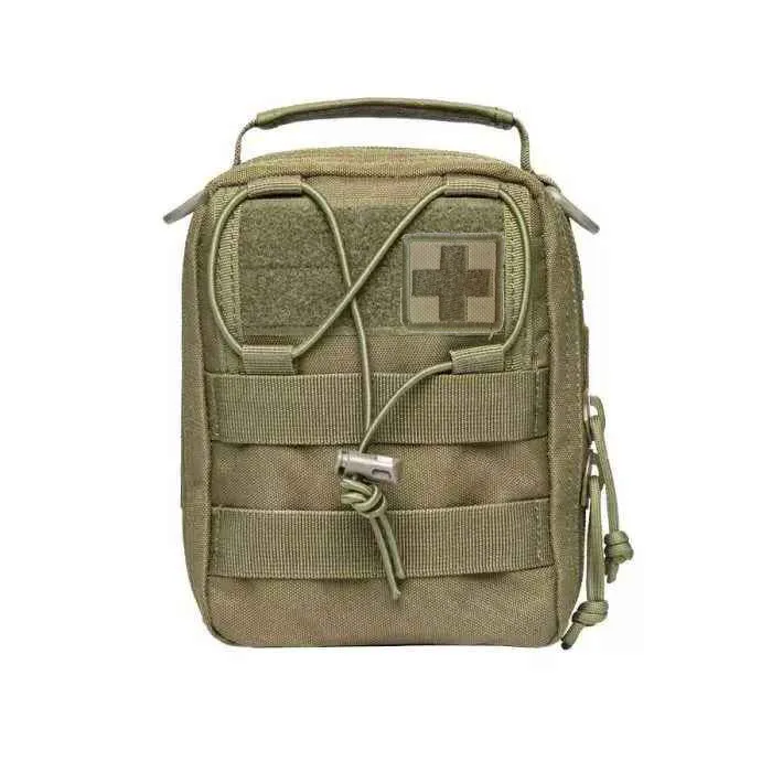 Torba Taktyczna na ramię Apteczka Hard-Skin System Molle - Green