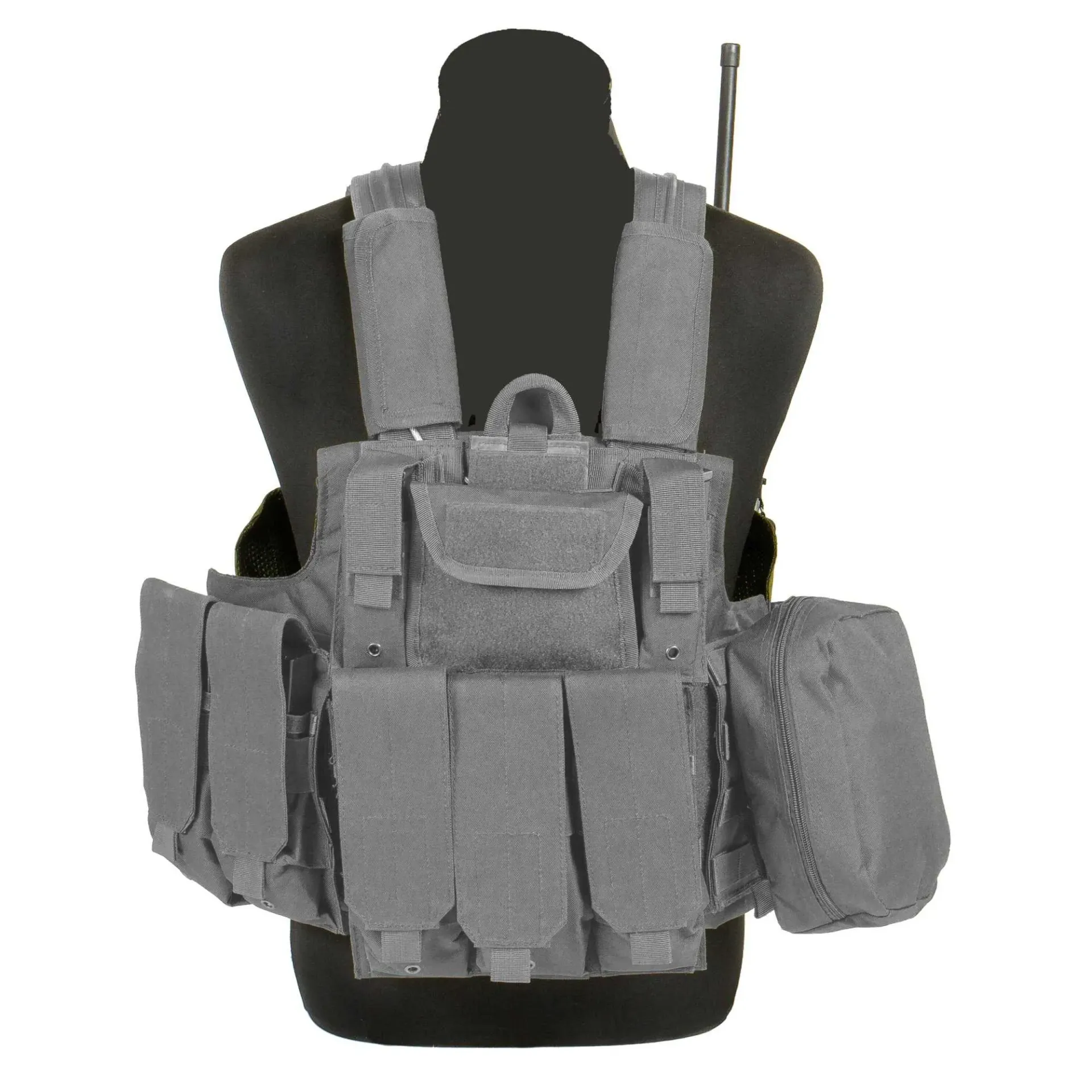 Kamizelka taktyczna typu Plate Carrier na wkłady balistyczne Nuprol Ciras Vest RTG Plate Carrier Titanium
