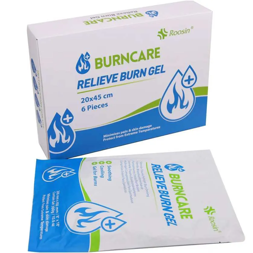 Opatrunek hydrożelowy BURNCARE na oparzenia I i II stopnia 20 cm x 45 cm